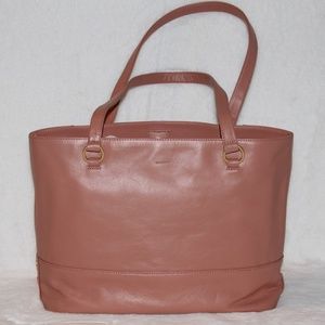 NWT Hammitt Andersen Tote Bag Pink Sands Leather Purse Handbag